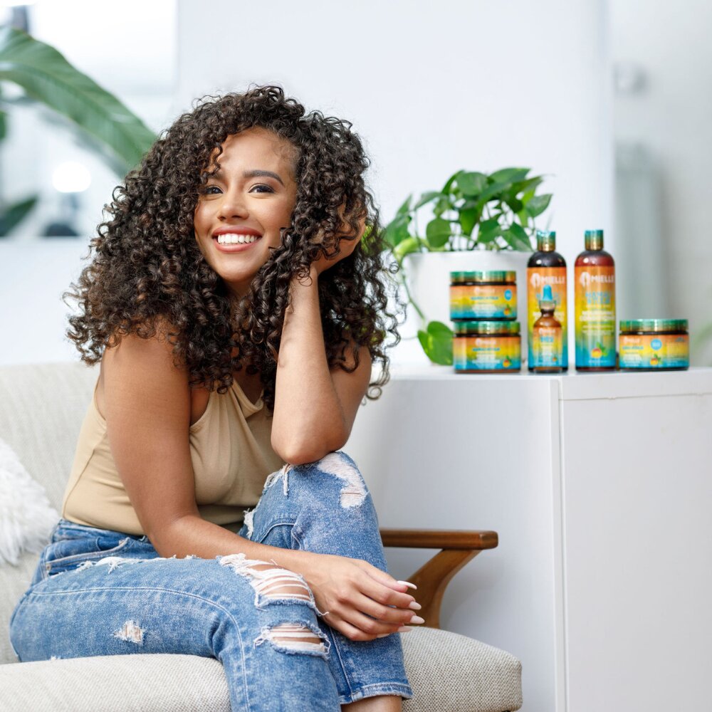 Mielle Organics textured hair routine